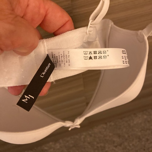Marie Jo Dottie Bra NWOT 38B White Dottie Style “Show Your Straps on Purpose” - Picture 5 of 10